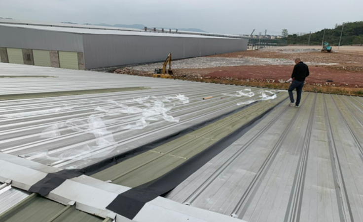 石狮厂房屋面防水维修案例